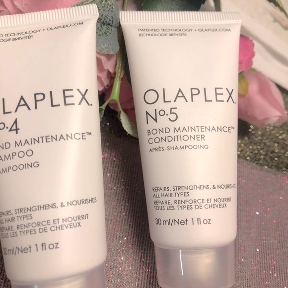 OLAPLEX No.3, No.4, & No.5 Hair Perfector, Shampoo & Conditioner Travel Size Set - Picture 4 of 9